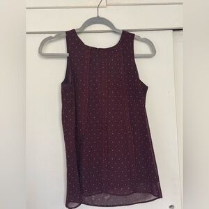 Elegant Burgundy Sleeveless Dress
